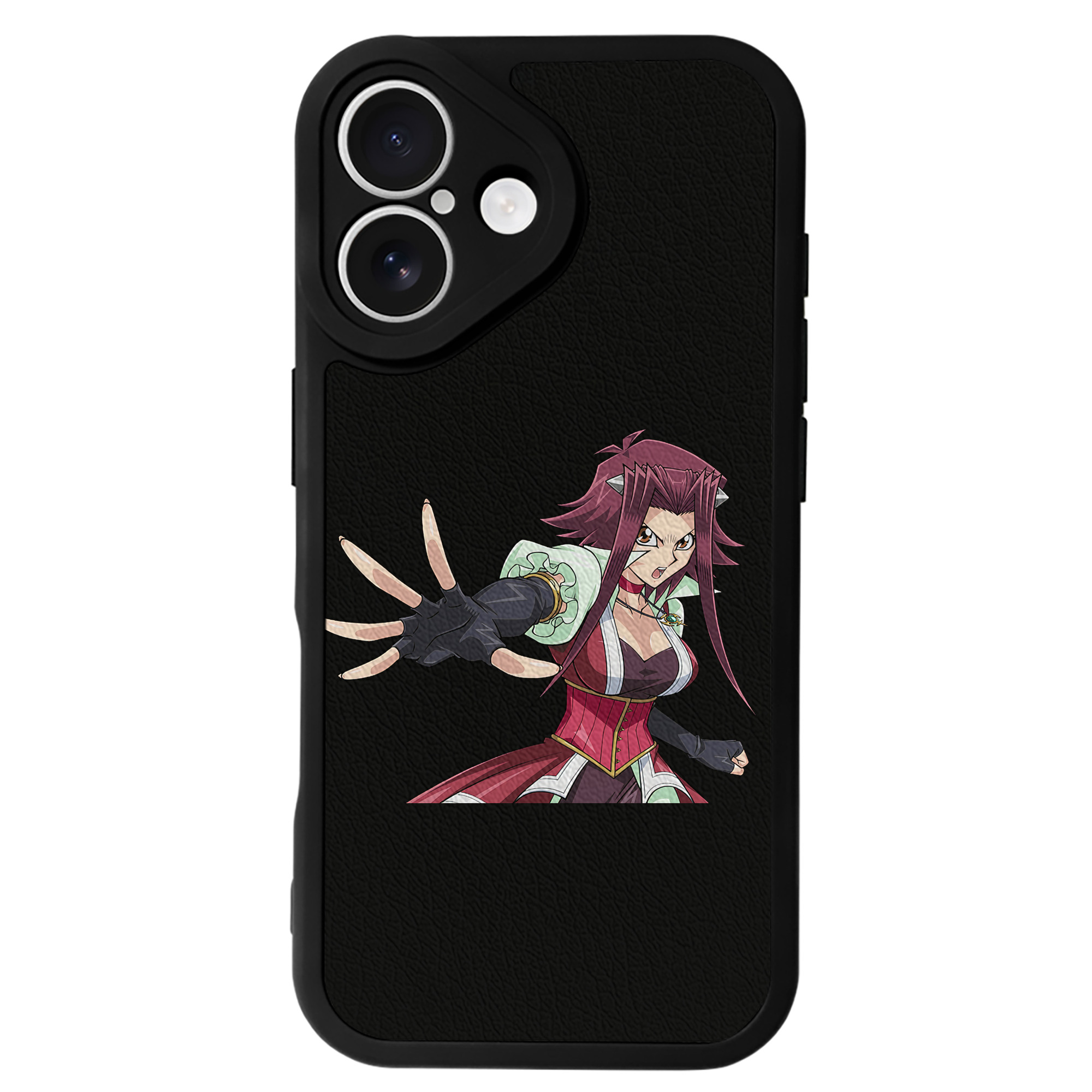 遊☆戯☆王 Yu-Gi-Oh! 【iPhone 16シリーズ対応】シリコンスマホケース（レザー調） 材質：シリコン